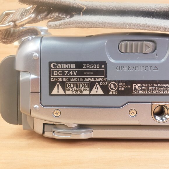 Canon ZR500 MiniDV Camcorder / 25x Optical Zoom / Tested & Working / Japan Made - Picture 7 of 7